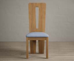 Lucca Blue Set of 2 Fabric Dining Chairs