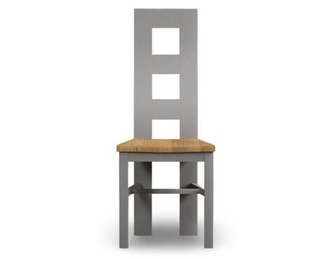 Painted Oak Set of 2 Painted Dining Chairs