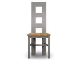 Painted Oak Set of 2 Painted Dining Chairs