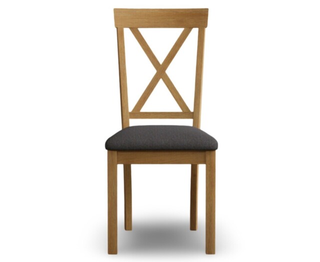 Hertford Charcoal Grey Set of 2 Painted Dining Chairs