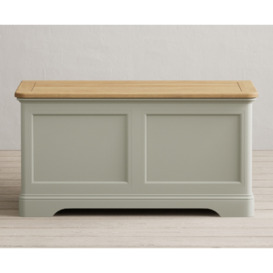 Bridstow Soft Green Painted Blanket Box