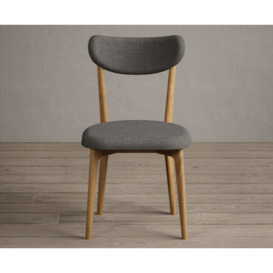 Nordic Grey Linen Dining Chairs