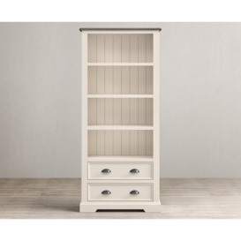Dartmouth Oak and Soft White Painted Tall Bookcase