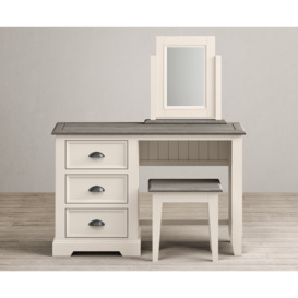 Dartmouth Oak and Soft White Painted Dressing Table Set