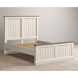Dartmouth Oak and Soft White Painted Double Bed