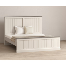 Dartmouth Oak and Soft White Painted Super King Bed