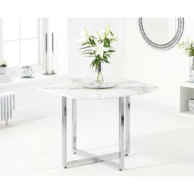 Algarve White Marble Dining Table