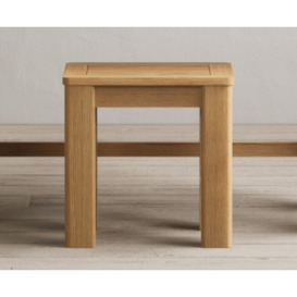 Eclipse Solid Oak Dressing Table Stool