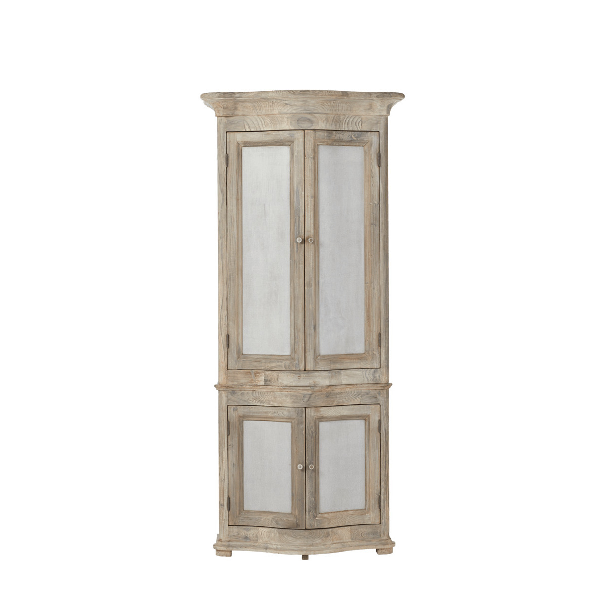 OKA, Dalaro Gustavian-Style Cabinet - Cloud Wash, Cabinets, Wood