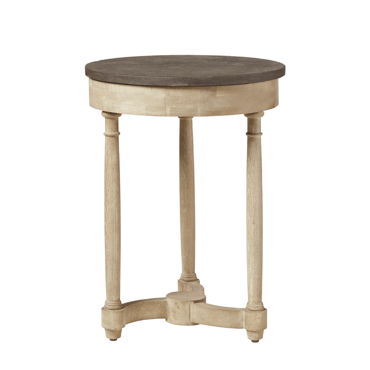 OKA, Small Flavian Side Table - Oak/Stone, Side Tables, Oak