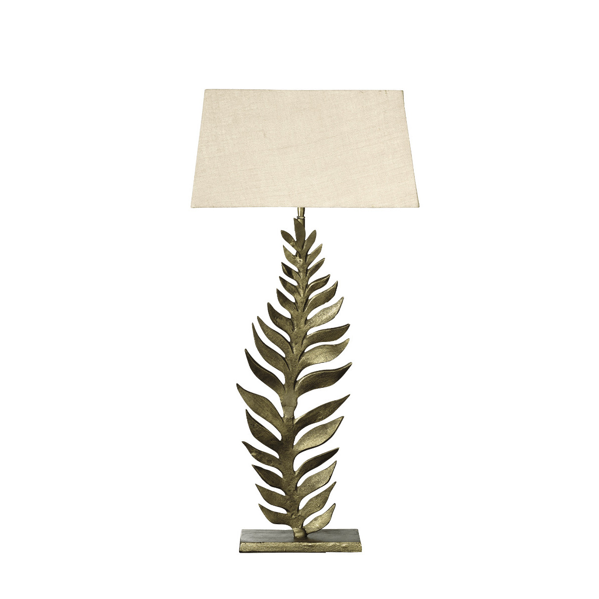 OKA, Frond Table Lamp - Antique Gold, Table Lamps, Metal