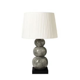 OKA, Trisphera Shagreen Print Lamp - Onyx, Table Lamps, Ceramic