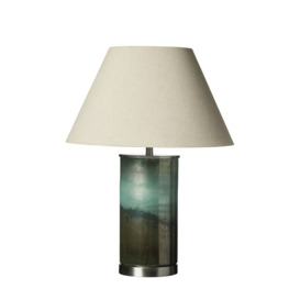 OKA, Olja Table Lamp - Green Lustre, Table Lamps, Glass