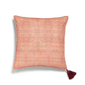 OKA, Ptah Cushion Cover - Red, Cushion Covers, Cotton/Linen, Textured