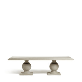 OKA, Rectangular Callanish Indoor/Outdoor Dining Table - Pebble Grey, Dining Tables, Stone