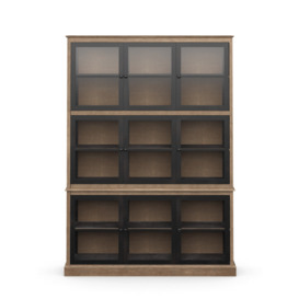 OKA, Pentomino Display Cabinet - Natural, Cabinets, Bayur Wood/Iron