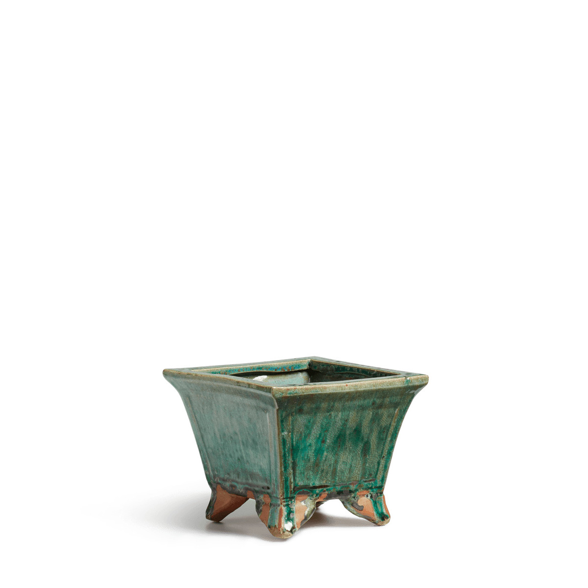 OKA, Lingtai Planter - Antique Green, Planters, Ceramic