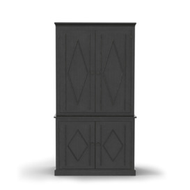 OKA, Briolette Cabinet - Natural Indigo, Cabinets, Recycled Pine
