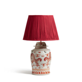 OKA, Okin Table Lamp - Coral, Table Lamps, Ceramic/Metal/Plastic