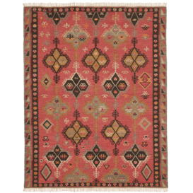 OKA, Farva Rug - Crimson, Rugs, Cotton/Wool, Persian/Rustic