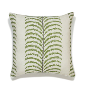 OKA, Areca Outdoor Cushion - Putting Green, Outdoor Cushions, Polyester, Botanical/Patterned/Printed