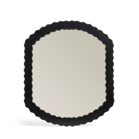 OKA, Talasa Mirror - Rubbed Black, Mirrors, Glass/Metal/Wood