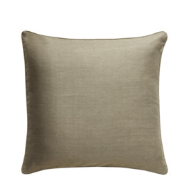 OKA, Plain Silk Cushion Cover - Grey, Cushion Covers, Silk, Plain
