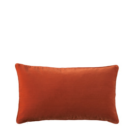 OKA, Small Plain Velvet Pillow Cover - Burnt Orange, Cushion Covers, Velvet, Plain