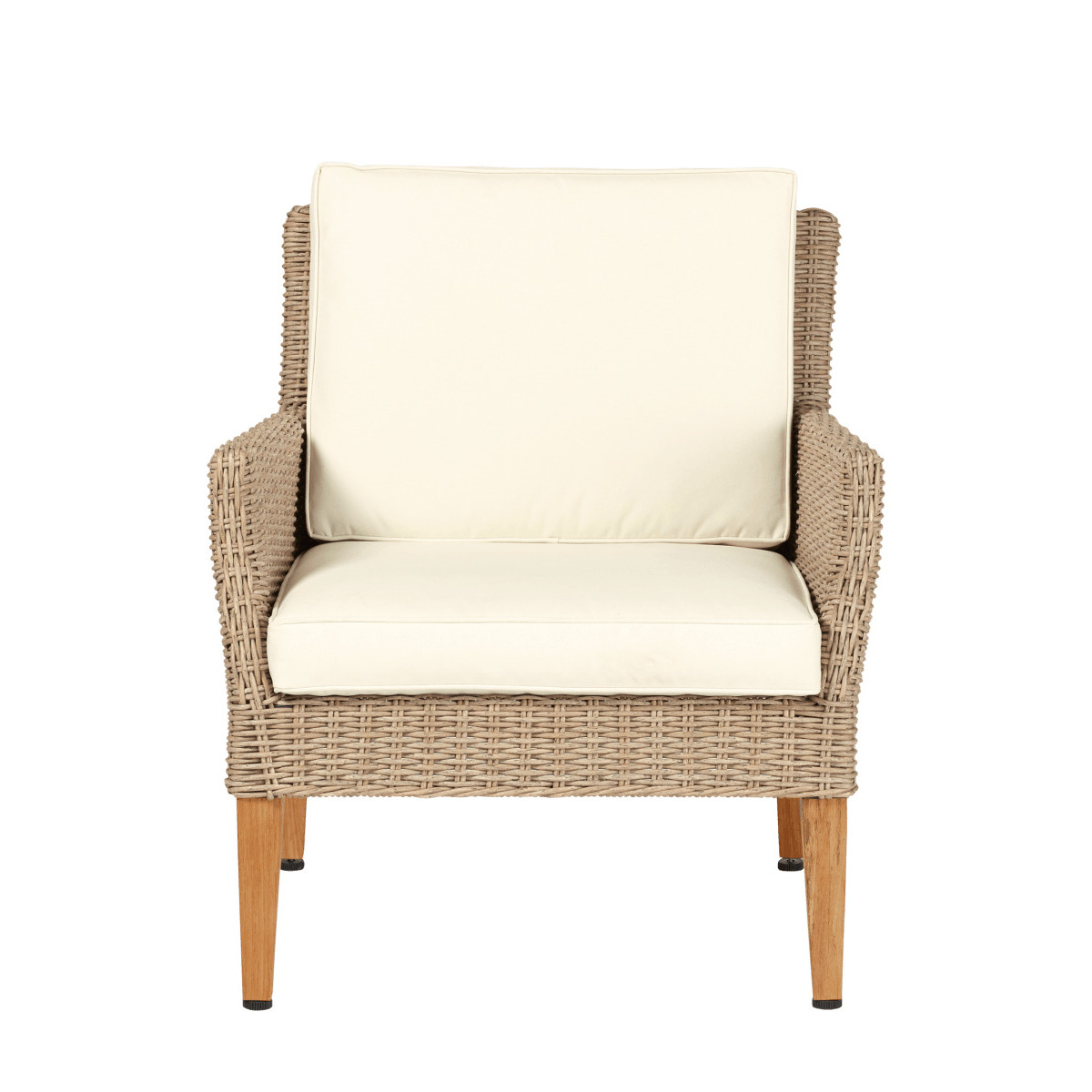 OKA, Edslan Dining Chair Driftwood, Garden Seating, All Weather