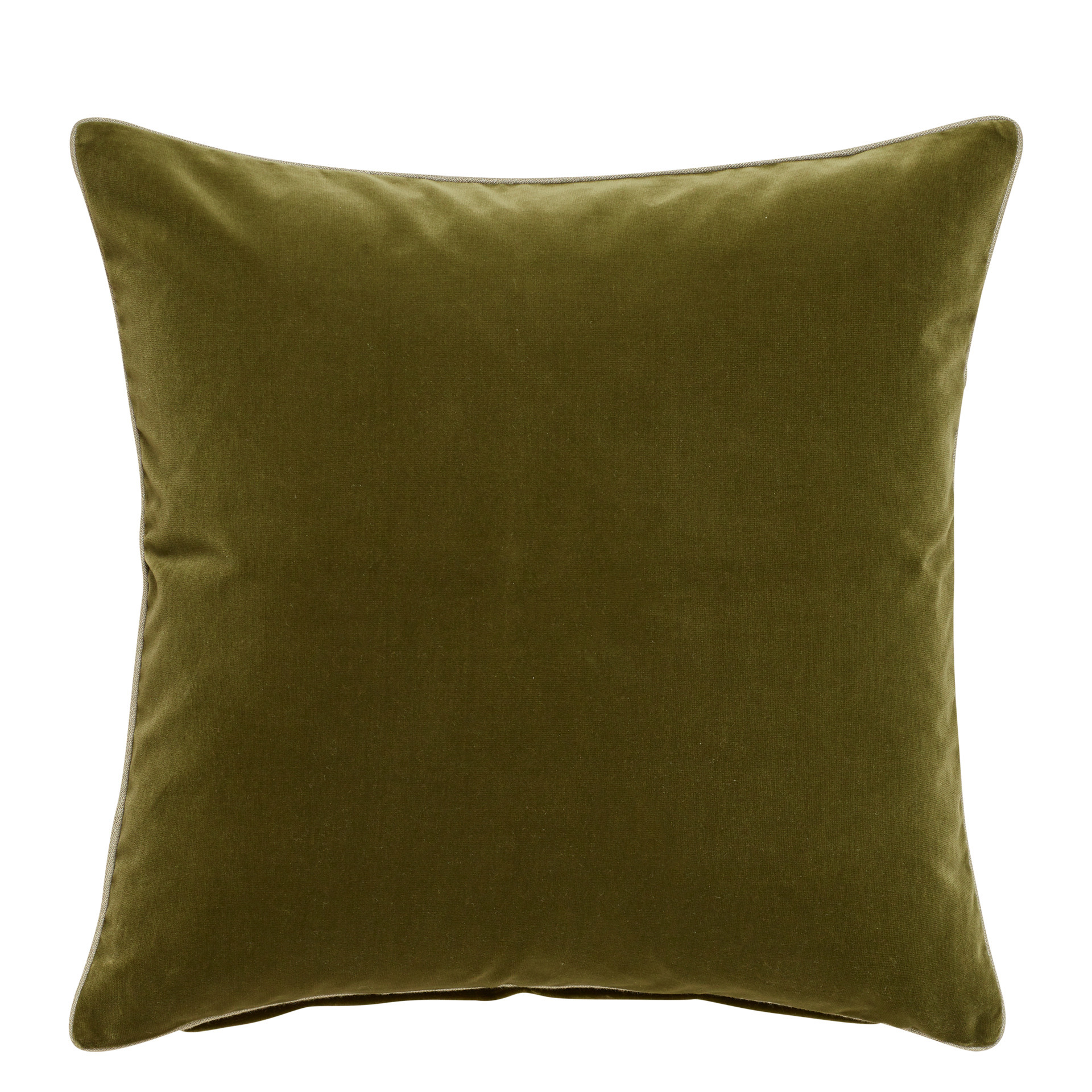 Plain Velvet Cushion Cover - Spruce
