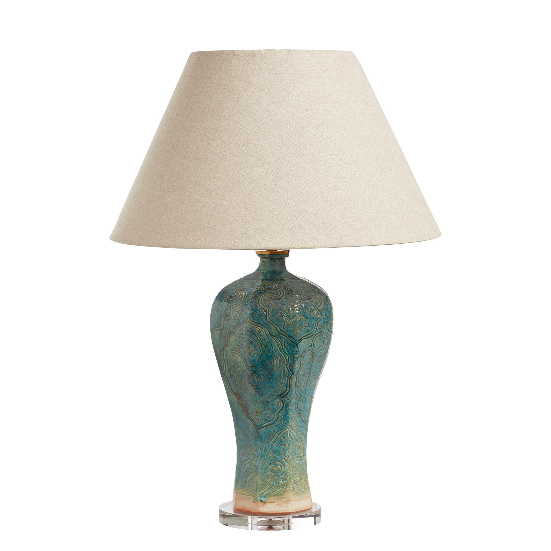 Lizi Table Lamp - Antique Green