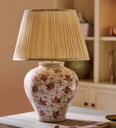 OKA, Changshou Table Lamp Base - Red, Table Lamp - thumbnail 1