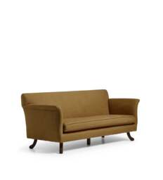 OKA, Alexandrina Linen 3-Seater Sofa - Dark Caramel, Sofa - thumbnail 2