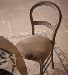 OKA, Brinley Linen Dining Chair - Dark Lichen, Dining Chair