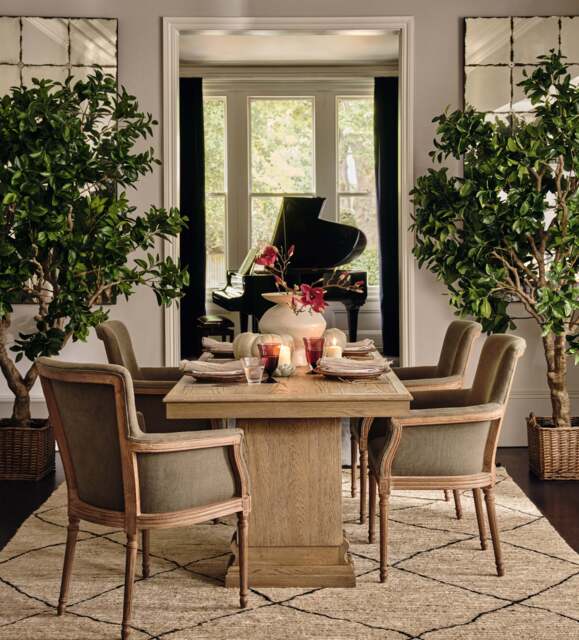 OKA, Turnus Extendable Dining Table - Weathered Oak, Dining Table - image 1