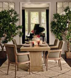 OKA, Turnus Extendable Dining Table - Weathered Oak, Dining Table