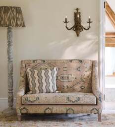 OKA, Woodchester Vine Cushion Cover - Spruce, Cushion Cover