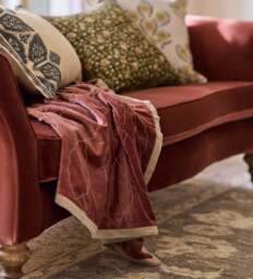 OKA, Isla Kantha Throw - Earthy Red, Throw