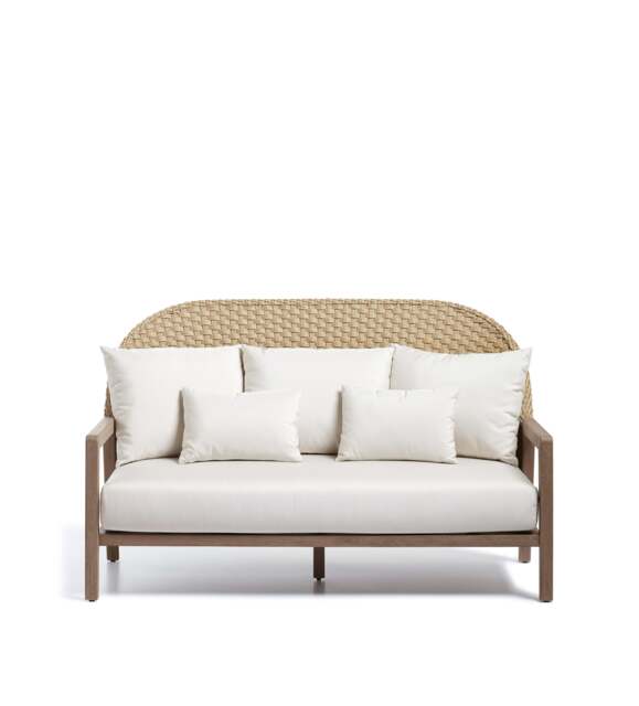 OKA, Shorwell Garden Sofa - Natural Teak, Garden Seating - image 1