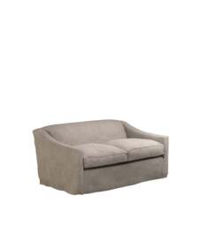 OKA, COVER ONLY - Egerton Stonewash Linen Loose Cover for 2-Seater Sofa - Dyed Flax, MTO Sofa Loose Cover - thumbnail 2