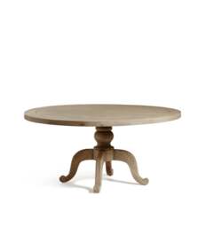 OKA, Arthur Round Dining Table - Large - Weathered Oak, Dining Table - thumbnail 2