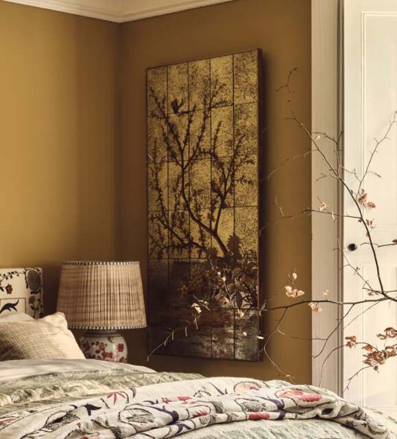 OKA, Laurelin Mirrored Wall Art - Antique Gold, Wall Art - image 1