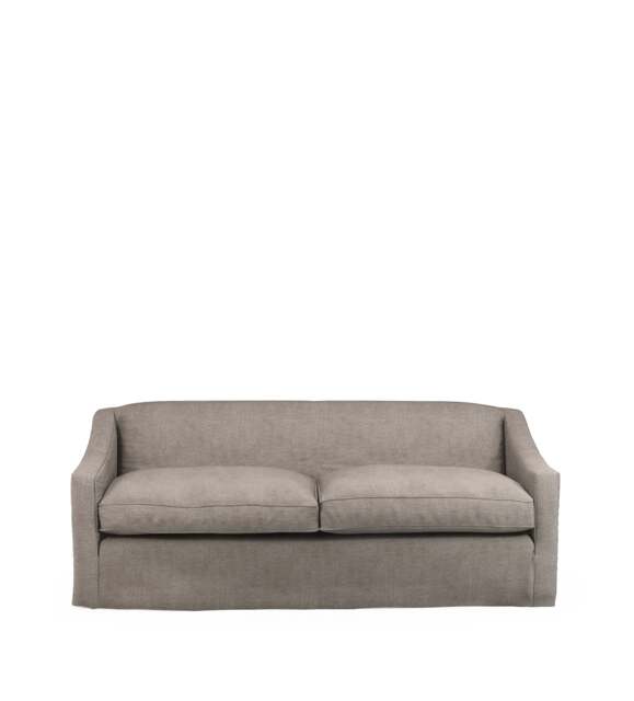 OKA, COVER ONLY - Egerton Stonewash Linen Loose Cover for 3-Seater Sofa - Dyed Flax, MTO Sofa Loose Cover - image 1