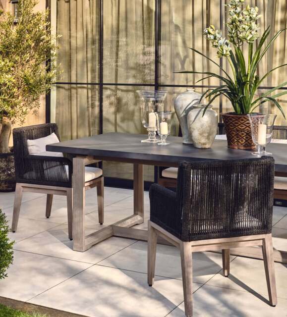 OKA, Whittaker Dining Chair - Dark Cocoa, Garden Seating