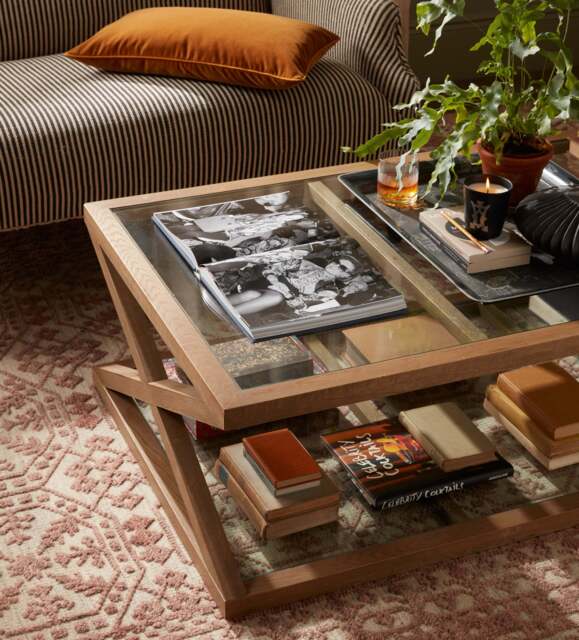 OKA, Marylebone Coffee Table - Small - Weathered Oak, Coffee Table