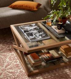OKA, Marylebone Coffee Table - Small - Weathered Oak, Coffee Table - thumbnail 1