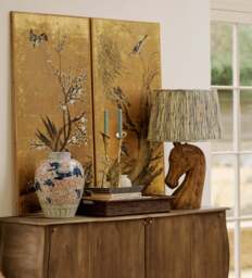 OKA, Haydock Table Lamp Base - Natural, Table Lamp