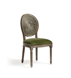 OKA, Washakie Velvet Dining Chair - Spruce, Dining Chair - thumbnail 2