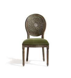 OKA, Washakie Velvet Dining Chair - Spruce, Dining Chair - thumbnail 1