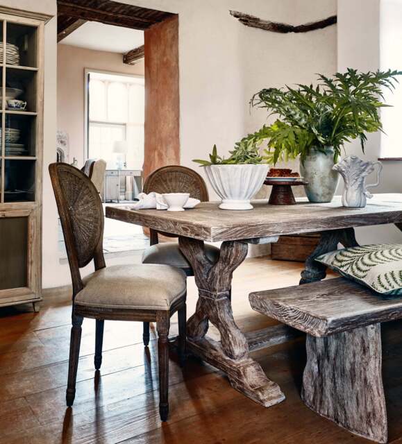 OKA, Washakie Linen Dining Chair - Stonewashed Eau de Nil, Dining Chair - image 1